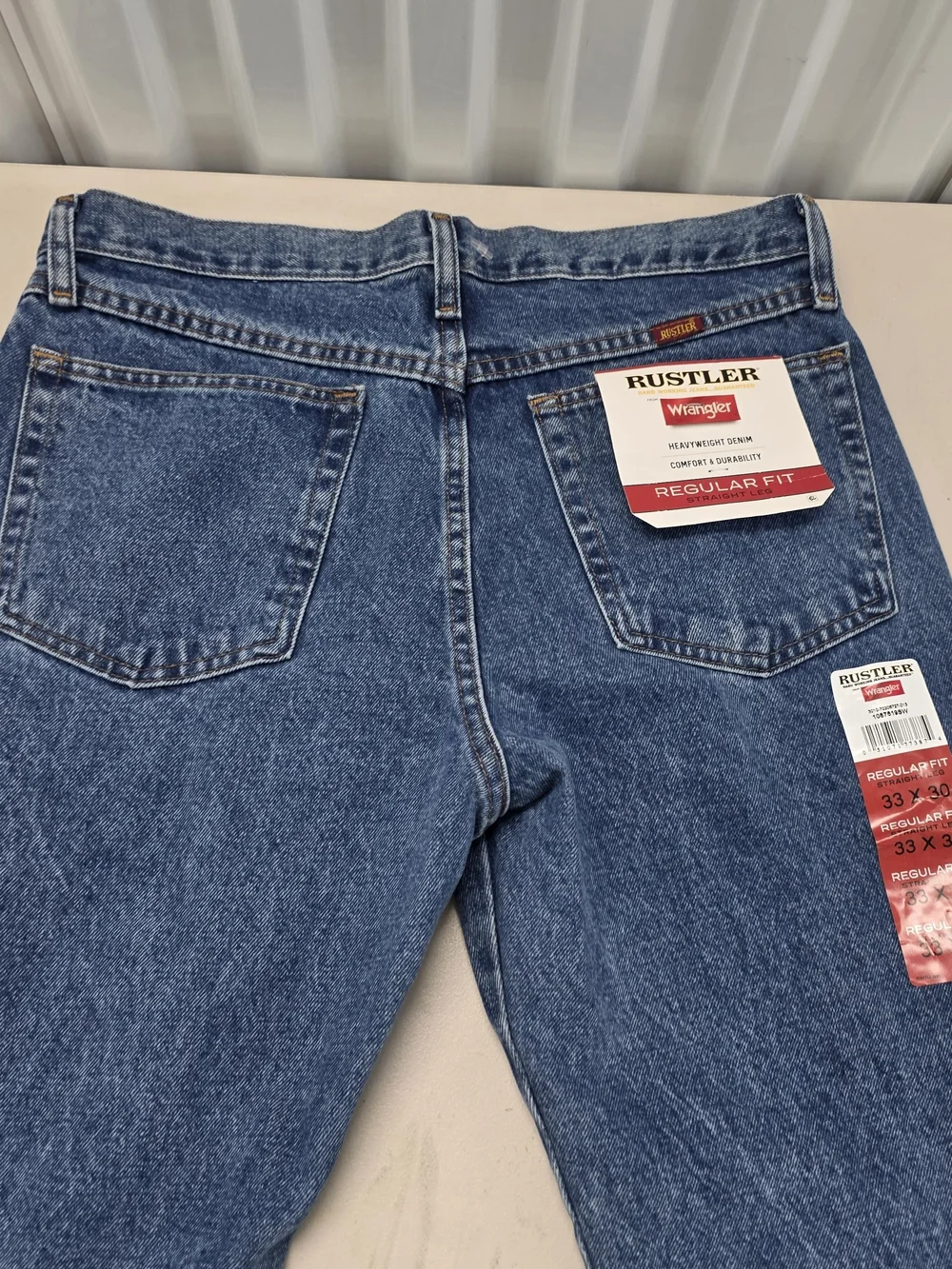 Wrangler Rustler Regular Fit Straight Leg Jeans Men's Size 33x30 NWT